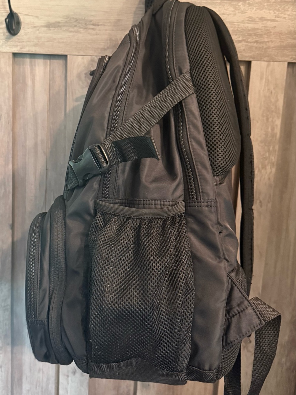 Nfinity Black Cheer Backpack - Classic Logo Unisex Daypack - Picture 4 of 5